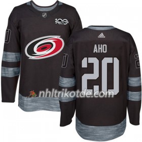 Carolina Hurricanes Trikot Sebastian Aho 20 1917-2017 100th Anniversary Adidas Schwarz Authentic - Herren